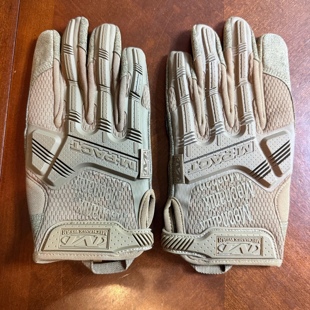 Mechanix Wear TAA Coyote M-Pact Impact Resistant Tactical Gloves Medium Brown